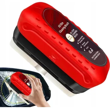 GĄBKA ŚRODEK DO SZYB SAMOCHODOWYCH LUSTER DO USUWANIA PLAM FILMU OLEJOWEGO