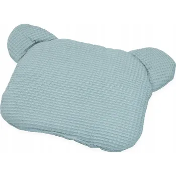 Polštář POLŠTÁŘ VAFLE BAVLNA MEDVÍDEK DO POSTÝLKY KOČÁRKU KORBIČKY 35x30 cm Kerstin