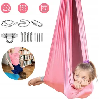 Zahradní houpačka SENZORICKÁ HOUBACÍ SÍŤ PRO DĚTI TERAPEUTICKÁ AKROBATICKÁ HOUPAČKA PREMIUM