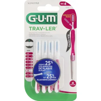 Zubní kartáček Mezizubní kartáčky Gum Trav-ler 1,4 mm růžové