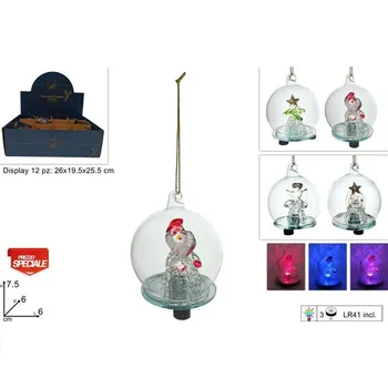 Vánoce PROHOME - Koule vánoční 6cm LED různé druhy