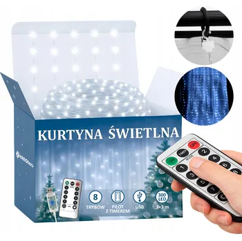 Vánoční dekorace Vánoční osvětlení na stromeček Kreoleo pro vnitřní i venkovní použití, 3 m, 201 - 300 světýlek