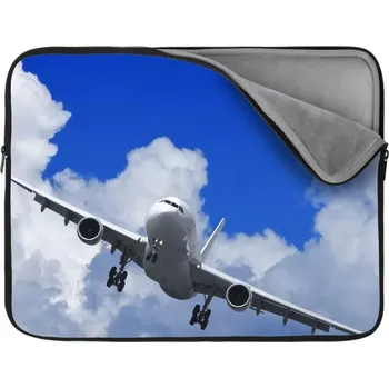 pouzdro na notebook Sablio Obal na notebook Letadlo při přistání - 17"