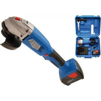 Aku úhlová bruska 115 mm BGS109258 (20V/1,5 Ah Li-ion) (BGS109258) (napětí 20 V, otáčky 7000 U.min-1, kotouč 115 mm)