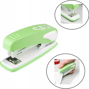 Sešívačka kancelářská SAX239 světle zelená, až 25 listů, 24/6, 26/6