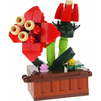 ostatní stavebnice Stavebnice Květiny v květináči k sestavení - Amarylis (Zwartnica)