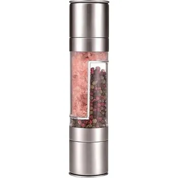 Kuchyňský mlýnek OBOUSTRANNÝ ruční mlýnek na koření, DUO, s nastavitelnou hrubostí mletí