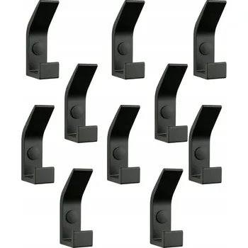 Věšák 10 x Nástěnný věšák do koupelny, háček, držák na ručníky
