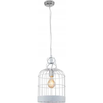 Závěsné svítidlo Cage 1xE27 Max.60W, bílý kov