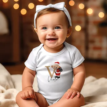 Kojenecké oblečení Dětské body MEDVÍDEK Vánoce Barva: Bílá, Velikost: Body 12-18m