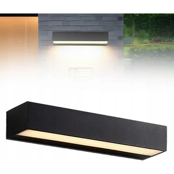 Venkovní osvětlení LED FASÁDNÍ SVÍTIDLO / VENKOVNÍ NÁSTĚNNÁ LAMPA DLOUHÁ 30W 50 cm teplá bílá