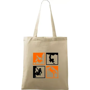 Nákupní taška Quatro climb - Taška bavlněná - 42 x 38 cm ( Naturální )