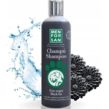 Kosmetika pro psa Šampon pro psy Menforsan - PRO ČERNOU SRST, ZVÝRAZŇUJÍCÍ BARVU - 300ml
