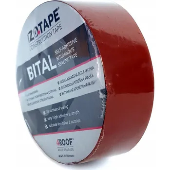Lepicí páska Bitumenová lepicí páska IZOTAPE BITAL 50mm x 10m CIHELNÁ (Červená)