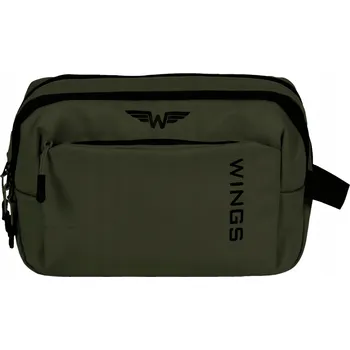 Kosmetická taška Kosmetická taštička Wings ROOK zelená