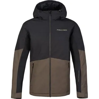 Pánská lyžařská bunda Hannah REDCLIF L Černá, Hnědá