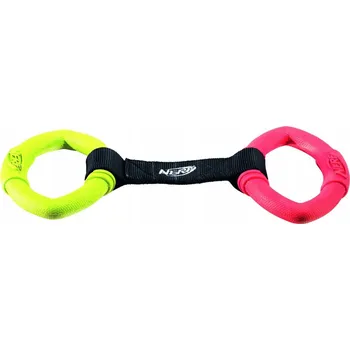 Hračka pro psa Přetahovadlo pro psa Hagen Kroužky NERF na popruhu pro přetahování, 5 x 15 x 15 cm