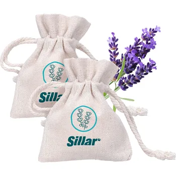 Osvěžovač vzduchu Osvěžovač do skříně lněný sáček Sillar levandule sada 2 ks závěska