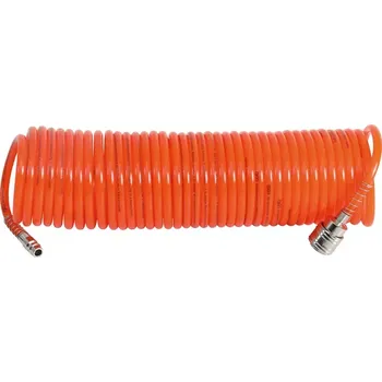 Příslušenství ke kompresoru Pneumatická spirálová hadice 10 m (BGS103265) (Pneumatická spirálová hadice o délce 10 metrů je určena pro stlačený vzduch, disponuje rychlospojkami a snadno se vrací do původního tvaru.)
