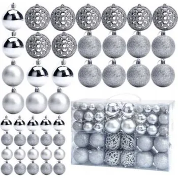 Vánoční dekorace Vánoční Koule zdobená vánoční koule 6 cm 100 ks