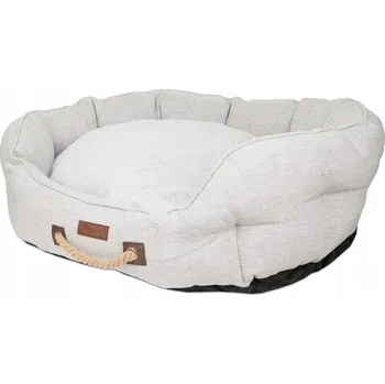 Pelíšek pro psa Psí Pelíšek BARRY KING , světle šedý, 75*60*24 cm