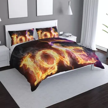 Povlečení Sablio Povlečení Love - 140x200 / 90x70