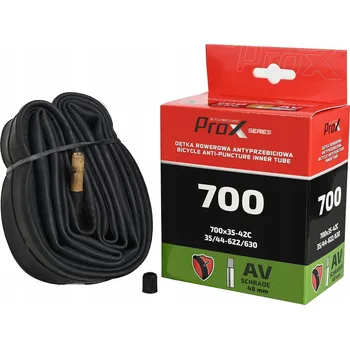 Duše na kolo DUŠE PROX 700 x 35-42 AV 48mm PROTI PROPÍCHNUTÍ, BALENÍ (AUTO VENTILEK)