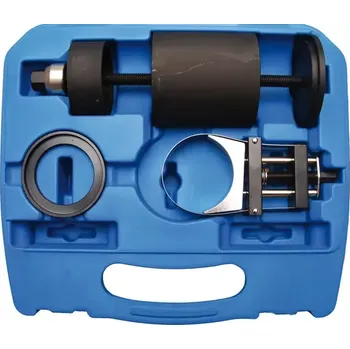 Autodílna Nářadí pro výměnu silentbloků BGS108716 Podélná kyvná ramena BMW (BGS108716) (Speciální sada nářadí BGS108716 umožňuje demontáž a montáž silentbloků podélných kyvných ramen u vozidel BMW bez nutnosti demontáže celého ramene. Robustní konstrukce zajišťuje 