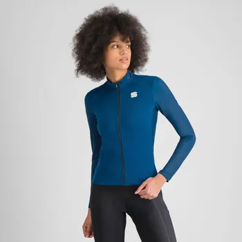 cyklistický dres SPORTFUL Cyklistický dres s dlouhým rukávem zimní - SRK THERMAL W - modrá