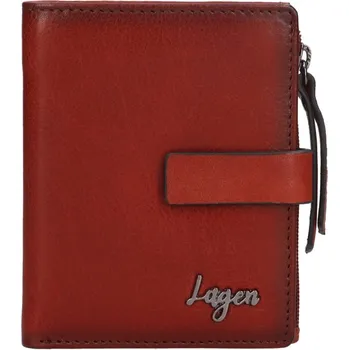 Peněženka Dámská kožená peněženka Lagen LGW059D hnědá