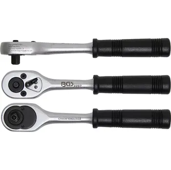 Přepínací ráčna 1/4" BGS102207, profi (BGS102207) (Přepínací ráčna 1/4&quot; BGS102207 umožňuje snadné přepínání směru otáčení a je vhodná pro práci s nástavci s čtyřhranem 1/4&quot;. Robustní konstrukce zajišťuje dlouhou životnost i při častém používání 