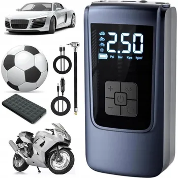 Kompresor AUTOMOBILOVÝ KOMPRESOR PUMPIČKA NA KOLO ELEKTRICKÁ BEZDRÁTOVÁ