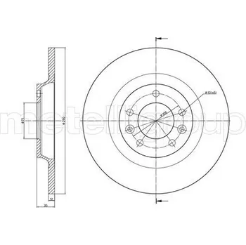 Brzdový kotouč Brzdový kotouč CIFAM (800-795C)