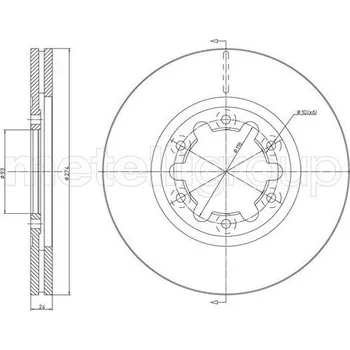 Brzdový kotouč Brzdový kotouč CIFAM (800-1675C)