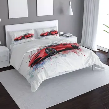 Povlečení Sablio Povlečení Ferrari Paint - 140x220 / 90x70