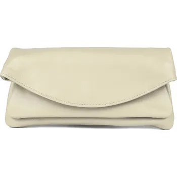 Kabelka GIOSTRA Dámské kožené psaníčko Ella Béžová