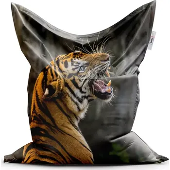 Sedací pytel Sablio Sedací vak Classic Řvoucí tygr - 150x100 cm