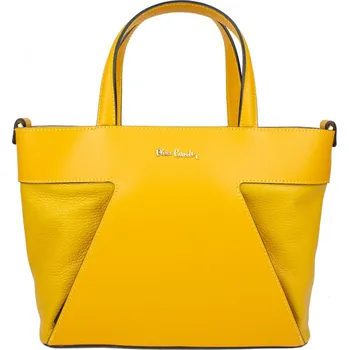 Kabelka PIERRE CARDIN Dámská kožená kabelka Brena Hořčicová