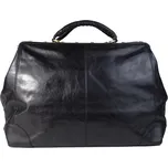 KATANA Luxusní dámská kožená kabelka/cestovní taška Saint-Paul Černá