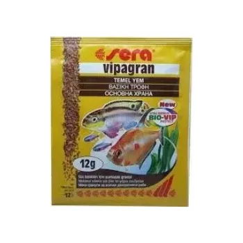 Krmivo pro rybičky SERA Sera základní krmivo pro okrasné ryby Vipagran 12g