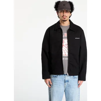 Pánská casual bunda Bunda Carhartt WIP Module Script Jacket UNISEX Black/ White Rigid L