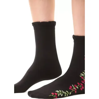 Pánské ponožky Dámské ponožky - Planeta Země 017 černá 35-37