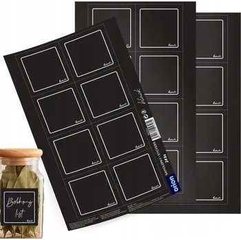 Speciální papír 24x SAMOLEPICÍ etikety univerzální samolepky na zavařeniny sklenice a lahve