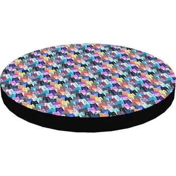 Pelíšek pro psa Bertoni kulatý Pelíšek vícebarevná 55 cm x 55 cm x 5 cm
