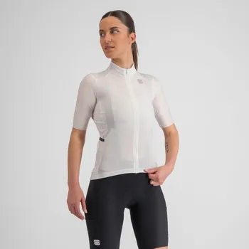 Cyklistické oblečení SPORTFUL Cyklistický dres s krátkým rukávem - SUPERGIARA W - bílá
