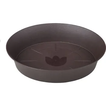 Podmiska Plastia Podkvětináč Tulipán ø 24 čokoláda