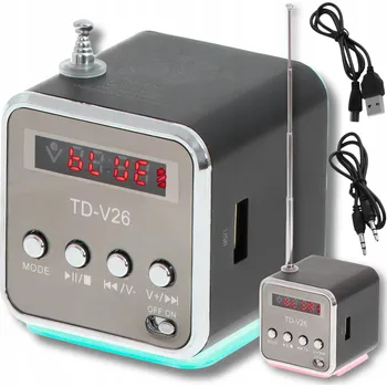 Radiopřijímač Síťové/bateriové FM rádio Unitec FM rádio