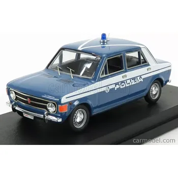 autíčko Rio-models Fiat 128 4 Porte Polizia Stradale 1970 1:43 Světle Modrá Bílá