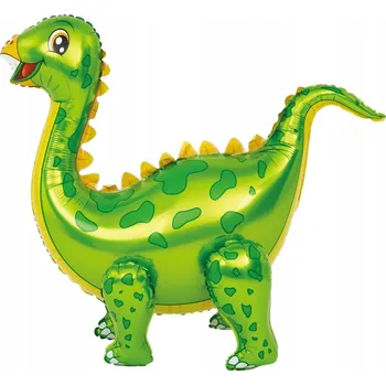 Balónek Fóliový balónek STEGOSAURUS 3D ZELENÝ dinosaurus 92 cm