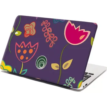 samolepka Sablio Samolepka na notebook Nakreslené květiny - 29x20 cm